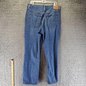 Levis Jeans Womens 32 Blue Retro 94 Baggy Denim Straight Fit
